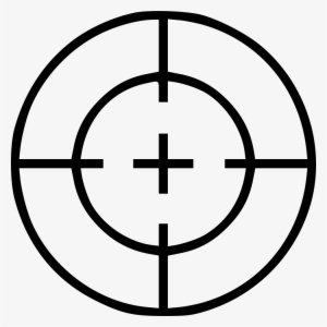 Circle Cross Gun Hunting Sight Sniper Target Comments - Gun Peephole #126137