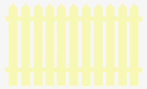 Yellow Clipart Fence - Wooden Fence Clip Art #126230
