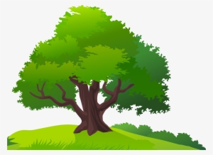 Landscape Clipart Tree Png - Trees And Grass Clipart #126390