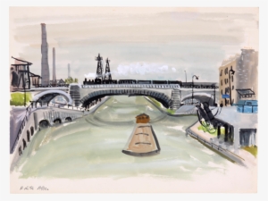 Picture Black And White Canal For Free Download On - Viaduct #126676