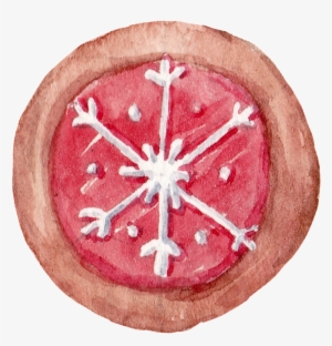 Hand-painted Realistic Snowflake Biscuit Png Transparent - Portable Network Graphics #126705