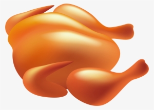 Roast Chicken Png Clip Art - Transparent Background Chicken Meat Clipart #127215