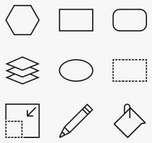 Software - Geometrical Figures Icons #127402
