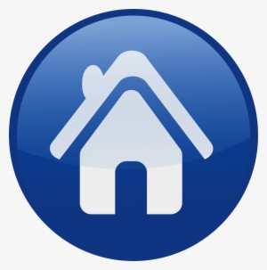 House-blue Clipart Royalty Free Library - Free Home Icon #127881
