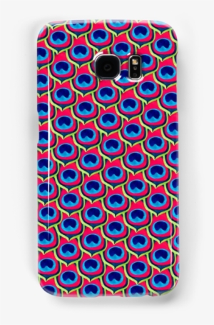 Watercolor & Digital Pattern Of Retro Inspired Peacock - Mobile Phone #128420