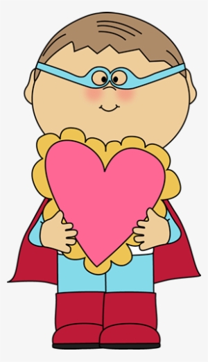 Car Clipart Superhero - Superhero Valentine Clip Art #128468