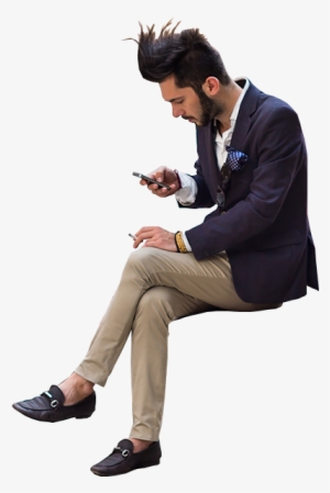 People Sitting Png, Entourage, People Cutout, Cut Out - Persona Sentada Png #128469