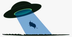 Ufo Clipart Beam - Cartoon Ufo With Beam #128688