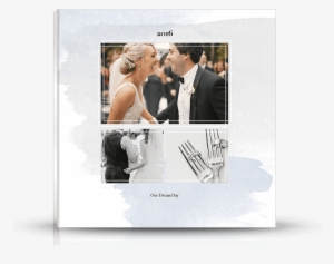 Front Photo Book Cover Designed For Engagements And - Einfache Grüne Blatt-hochzeit Danken Ihnen Zu Karte #128920