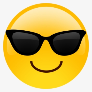 Sunglasses Emoji Cutouts - Emoji Glasses - Free Transparent PNG ...