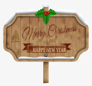 Merry Christmas Wood Png #129088