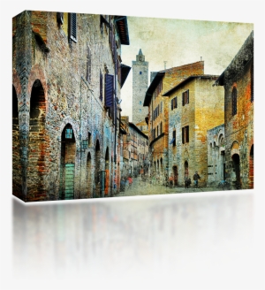 Tuscany Streets - Poster: Maugli-l's Medieval Tuscany. Streets Of San #129195