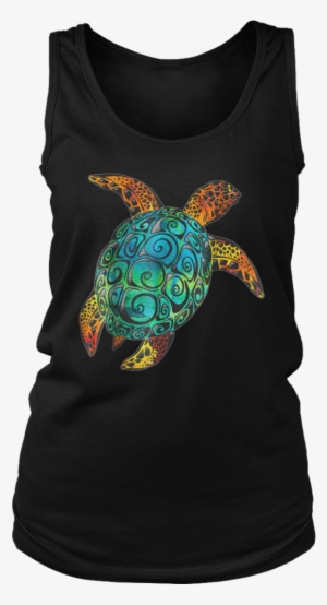 Cosmic Watercolor Sea Turtle T Shirt - Bald Eagle With Mullet Tank Top #129382