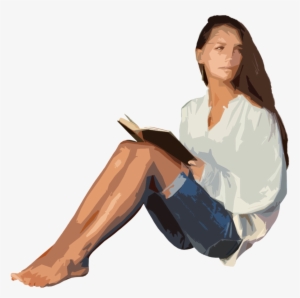 Ns 0023 - Person Sitting Png #129450