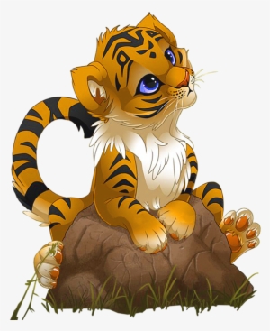 Drawn Tiger Png Tumblr - Little Tiger Png #129577