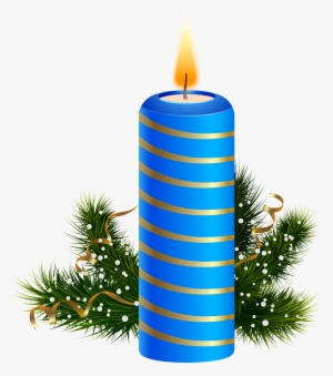 Blue Number Candles Clipart - Candle #129601