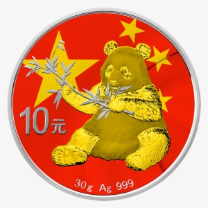 Silver Numismatic Chinese Flag Panda - Silver #1200153
