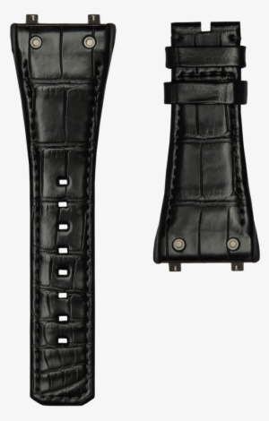 Black Alligator Strap-0 - Strap #1201010