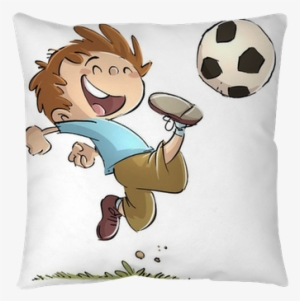 Kick Ball Cartoon #1201588