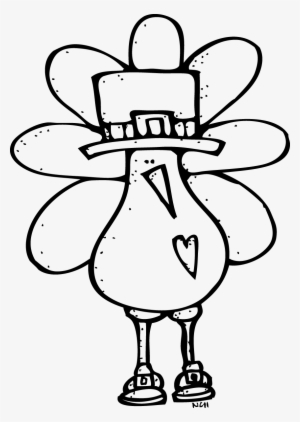 Happy Thanksgiving Jpg Freeuse - Cute Turkey Clipart Black And White #1202010