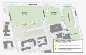 Surface-water Pipeline At North Edge Of Campus - Map #1202239