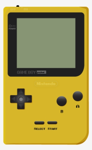 Gameboy Pocket - Gameboy Cartoon #1202295