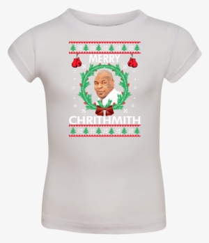 Mike Tyson Merry Chrithmith Christmas Toddler, Infant, - Toddler #1202663