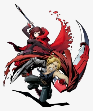 Little Red Vs - Blue Blaze Cross Tag Battle Ruby Rose #1202685