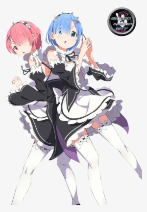 Re Zero Rem Ram Render By Bloodakenoart-dbxcs4i #1202774