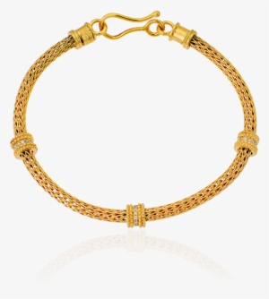 Snake Lace Bracelet In 18kt Yellow Gold Set With - Body Jewelry #1203251