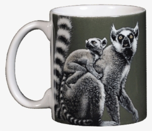 Ring-tailed Lemurs Ceramic Mug - Ceramic #1203275