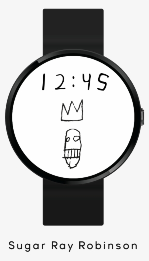 Collaboration Watches With Jean-michel Basquiat - Google Smart Watch #1204323