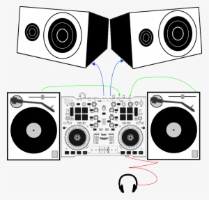 Speakers Clipart Dj Mixer - Hercules Rmx 2 Timecode #1204769