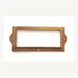 Vintage Brass Label Holder - Brass #1204850