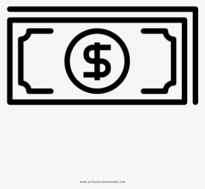 Dollars Coloring Page - Banknote Svg #1205112