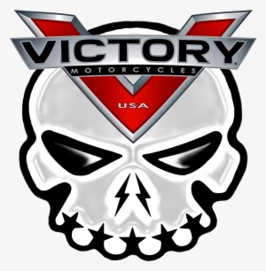 Attitude Skull With Victory Logo - Victory Motorcycles Logo #1206247