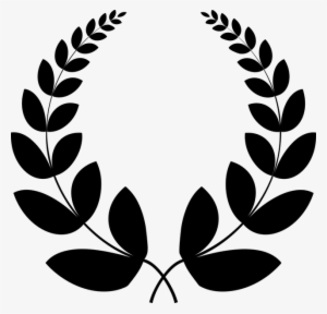 Laurel Wreath Black Png #1207052