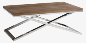 Mia Wood And Chrome Coffee Table #1207515
