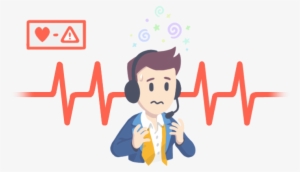 Jpg Black And White Library Stress Clipart - Estrés Laboral Png #1207602