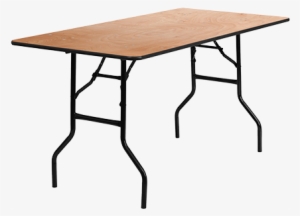 Flash Furniture Rectangular Wood Folding Banquet Table #1207973