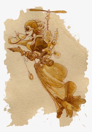 A Delicate Mash Up Of Fetchingly Attractive Young Victorian - Steampunk #1207990