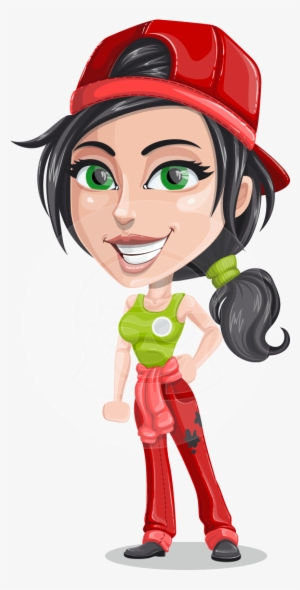 Clip Royalty Free Stock Cartoon Character Tessa The - Girl Mechanic Cartoon Png #1208153