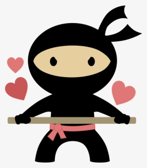 Ninja In Love Clipart - Ninja Clipart #1208505