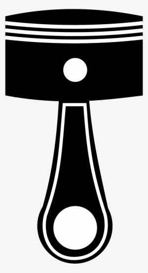 Pitons Clipart Mechanic - Piston Black And White #1208562