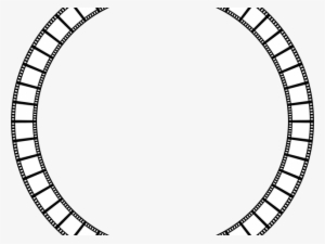Filmstrip Clipart Film Frame - Circle Vector Png Frame #1208691