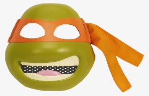 Michelangelo Deluxe Mask - Nickelodeon Ninja Turtles Mask Costume #1208875