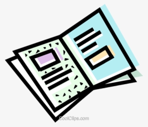 Brochure, Flyer Royalty Free Vector Clip Art Illustration - Pamphlet Clip Art #1210478