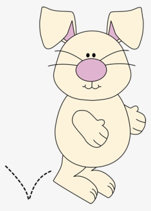 Hopping Bunny - Rabbit Clipart Png My Cute Graphics #1210874