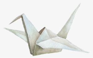 Pintado A Mano De Origami Png Transparente - Watercolor Painting #1211187