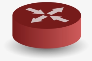 Router Red Clipart Png #1212787